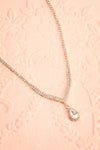 Nadia Gold Sparkling Necklace | Boutique 1861 flat view
