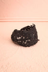 Naemi Noir Black Floral Lace Headband | Boutique 1861