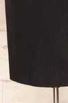 Nahaven Black Buttoned Trench Coat | La petite garçonne bottom