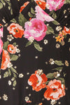 Naida Short Chiffon Floral Dress | Boutique 1861 fabric