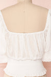 Nanako White Off-Shoulder Crop Top | Boutique 1861 6