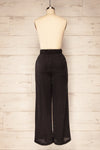 Napola Black High-Waisted Pants w/ Side Pockets | La petite garçonne back view