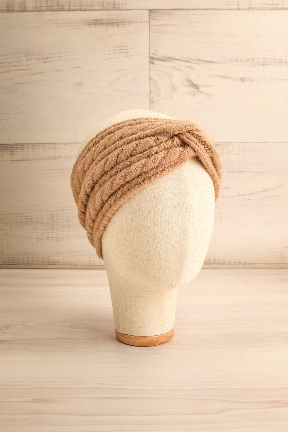 Nashi Beige Soft Knit Headband | La petite garçonne