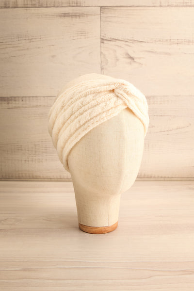 Nashi Cream Soft Knit Headband | La petite garçonne
