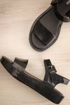 Negotino Black Platform Sandals | La Petite Garçonne