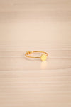Nemus Doré Gold Ring with Hexagon Ornament | La Petite Garçonne 1