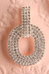 Nereida Crystal Pendant Earrings | Pendantes | Boudoir 1861 close-up