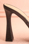 Nerthus Black High Heel Sandals | Boutique 1861 side back close-up