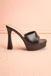 Nerthus Black High Heel Sandals | Boutique 1861 side view