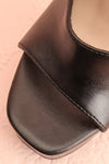 Nerthus Black High Heel Sandals | Boutique 1861 flat close-up