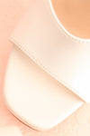 Nerthus White High Heel Sandals | Boutique 1861 flat close-up