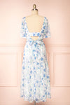 Netty Midi Floral Wrap Dress | Boutique 1861 back view