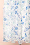 Netty Midi Floral Wrap Dress | Boutique 1861 bottom