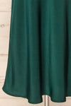 Neveah Green Silky Midi Skirt | La petite garçonne bottom