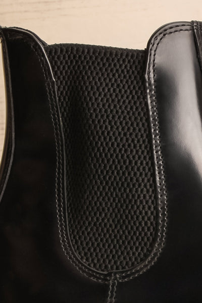 Newburgh Black Dr. Martens Chelsea Boots side close-up | La Petite Garçonne