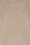 Newtownabbey White Long Sleeve Sweater | La petite garçonne fabric