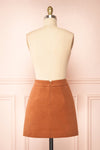 Nicko Rust Embroidered Skirt | Boutique 1861 back view