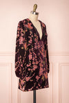 Nicoline Burgundy Dress | Robe Bourgogne | Boutique 1861 side view