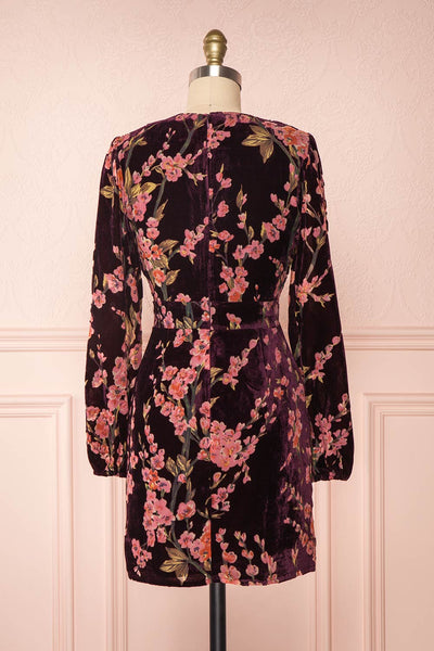Nicoline Burgundy Dress | Robe Bourgogne | Boutique 1861 back view