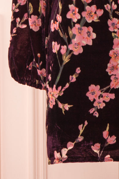 Nicoline Burgundy Dress | Robe Bourgogne | Boutique 1861 bottom close-up