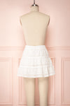 Niemodlin White Openwork Short Skirt | Boutique 1861 back view