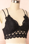 Niken Black Lace Bralette | Boutique 1861 side view