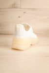 Nikey White Lace-Up Sneakers | La petite garçonne back view
