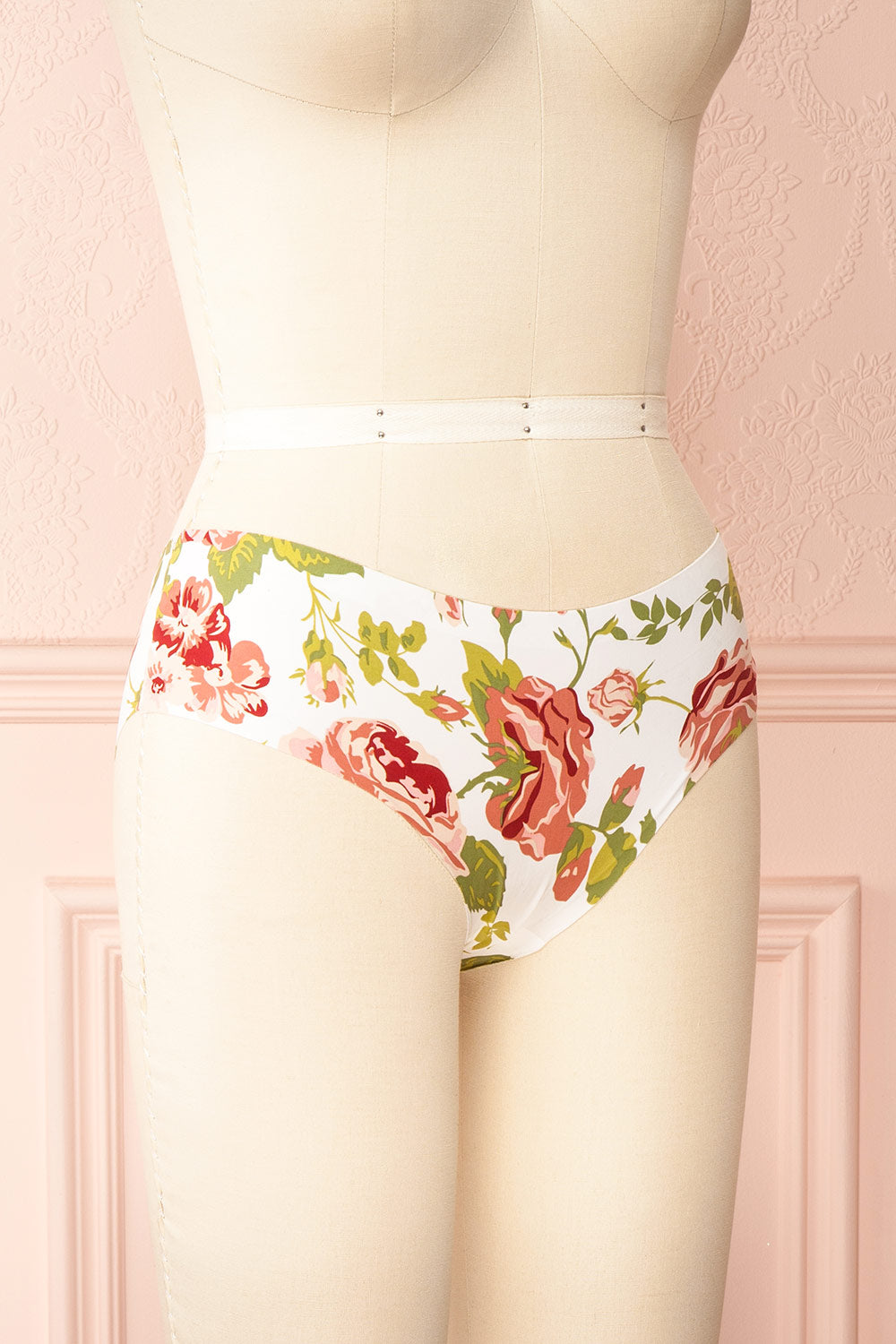 Nikki 3-pack Seamless Underwear | Boutique 1861 front side flower