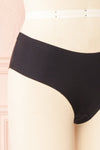 Nikki 3-pack Seamless Underwear | Boutique 1861 side black close-up