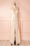 Nilia Quartz Light pink lace gown | Boutique 1861 front view