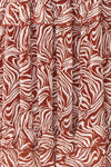 Ninou Square Neck Patterned Midi Dress | Boutique 1861 fabric