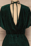 Ninove Green Jumpsuit | Combinaison | La Petite Garçonne back close-up