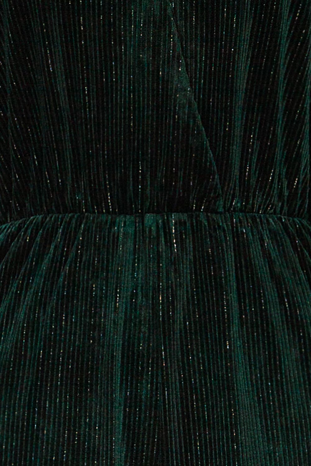 Ninove Green Jumpsuit | Combinaison | La Petite Garçonne fabric detail 