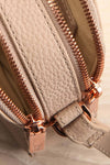 Niran Taupe Crossbody Bag | Sac | La Petite Garçonne Chpt. 2 inside close-up