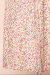 Nissrine 3/4 Sleeve Floral Midi Dress | Boutique 1861 bottom