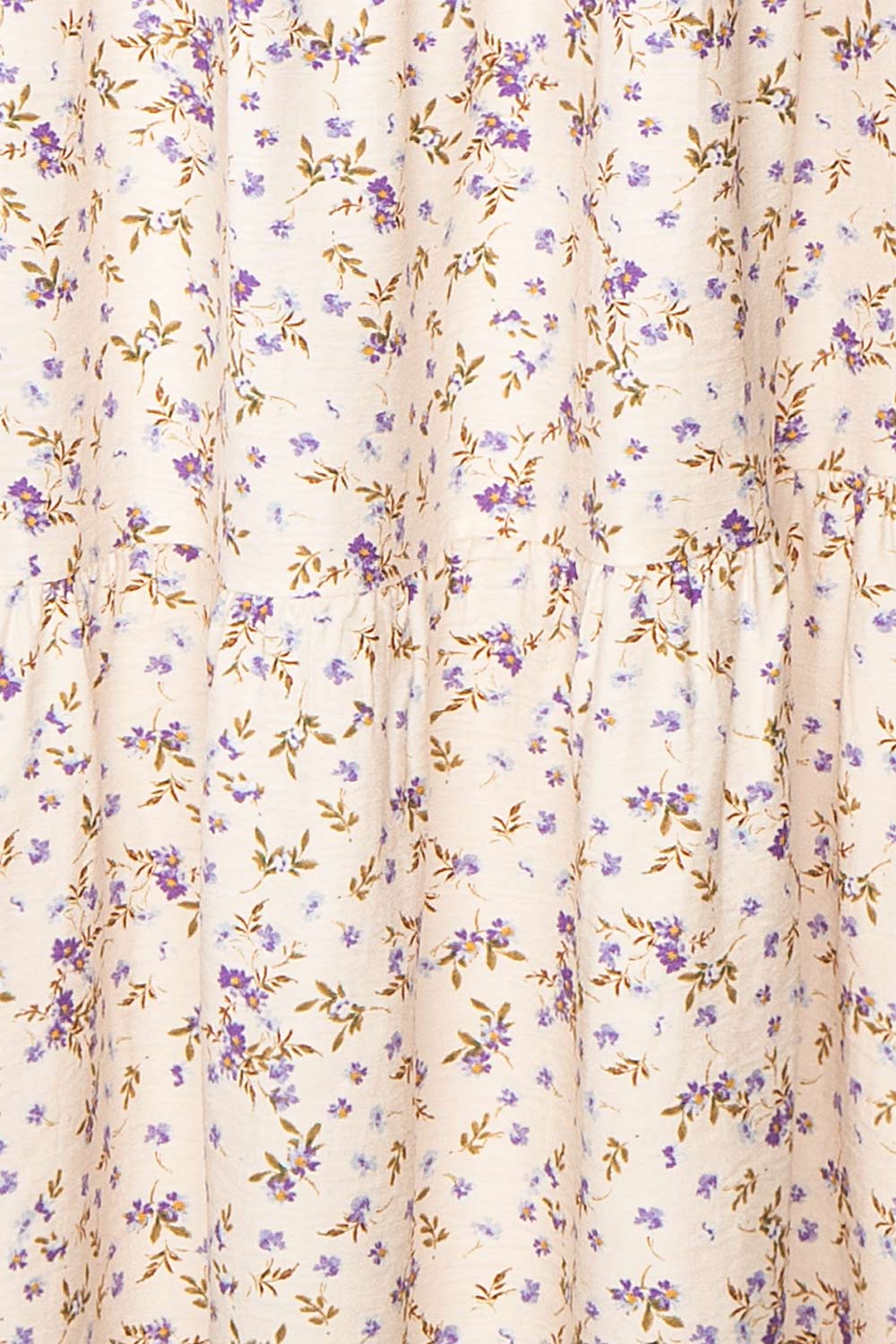 Nobara Floral Midi Dress w/ Sweetheart Neckline | Boutique 1861 fabric 
