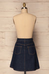Nogerado Dark Blue Denim Button-Up Mini Skirt | La Petite Garçonne 5