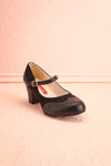Noortje Black Art Deco Heels | Chaussures | Boutique 1861 front view