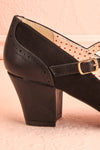 Noortje Black Art Deco Heels | Chaussures | Boutique 1861 side back close-up