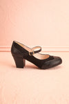 Noortje Black Art Deco Heels | Chaussures | Boutique 1861 side view