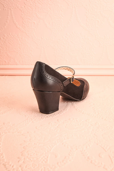 Noortje Black Art Deco Heels | Chaussures | Boutique 1861 back view