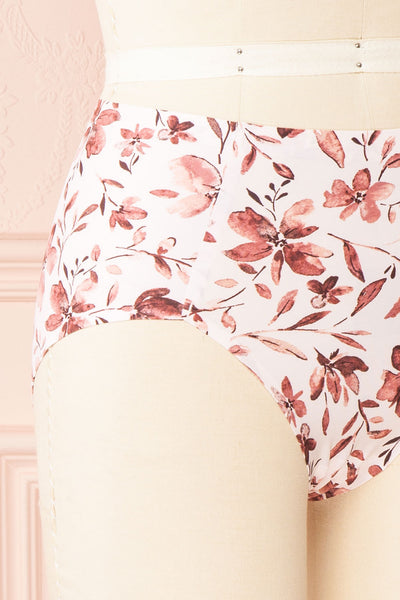 Nora 3-pack Seamless Mid-Rise Underwear | Boutique 1861 side flower close-up