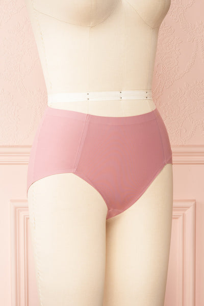 Nora 3-pack Seamless Mid-Rise Underwear | Boutique 1861 side pink