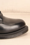 Nottingham Black Dr. Martens Lace-Up Boots side front close-up | La Petite Garçonne