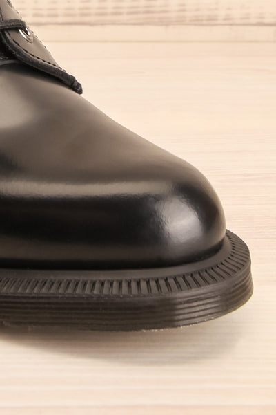 Nottingham Black Dr. Martens Lace-Up Boots front close-up | La Petite Garçonne
