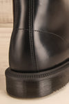 Nottingham Black Dr. Martens Lace-Up Boots back close-up | La Petite Garçonne