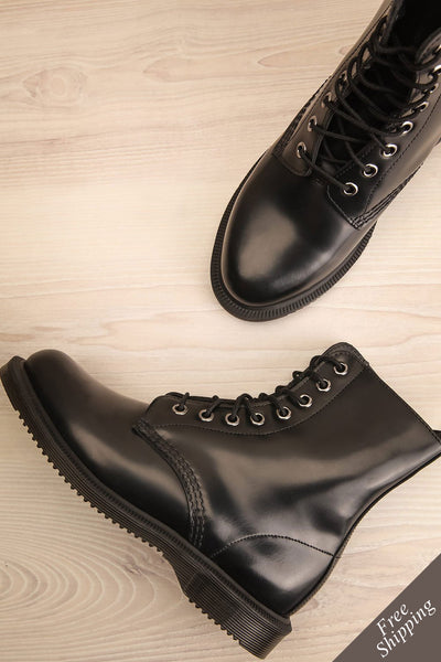 Nottingham Black Dr. Martens Lace-Up Boots | La Petite Garçonne
