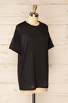 Nouem Black Oversized T-Shirt | La petite garçonne side view