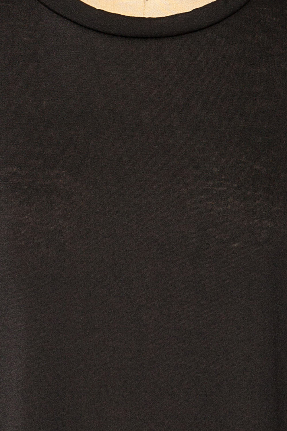Nouem Black Oversized T-Shirt | La petite garçonne fabric 