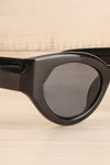 Novosi Black Cat-Eye Sunglasses | La petite garçonneside close-up